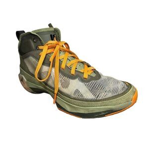 Nike Undefeated Air Jordan Men’s 8 Shoes 37 SP‎ Flight Jacket Camo Sneakers